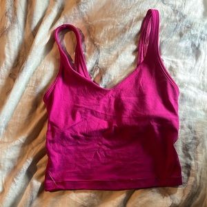 lululemon ripened raspberry align tank